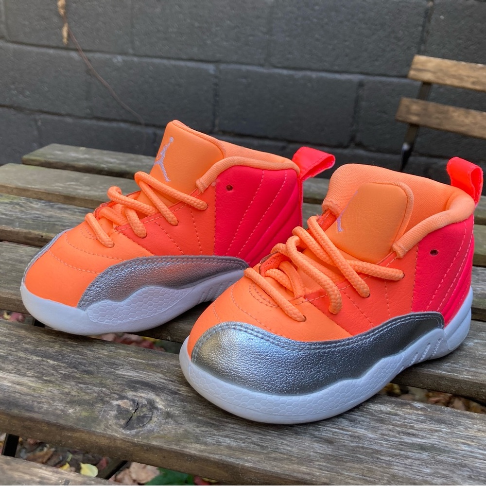 Jordan 12 Retro Sunrise (GS) Size 7C Toddlers